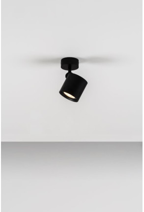 Kronn Ø7.7 - Aplică cilindrică albă sau neagră ajustabilă